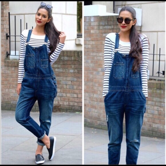 h&m denim overall
